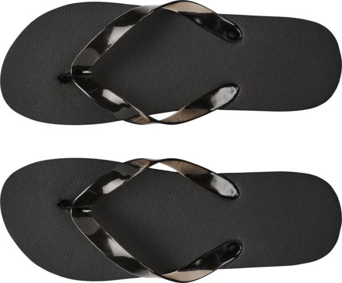 Logo trade promotional items picture of: Railay beach slippers (L), black