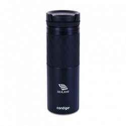 Logotrade promotional gift picture of: Thermo cup Contigo® Glaze Twistseal Mug 470 ml, black