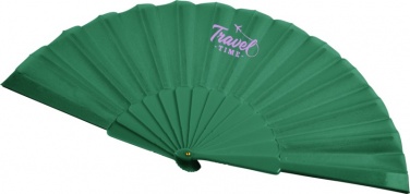 Logotrade promotional merchandise image of: Maestral foldable handfan in paper box, green