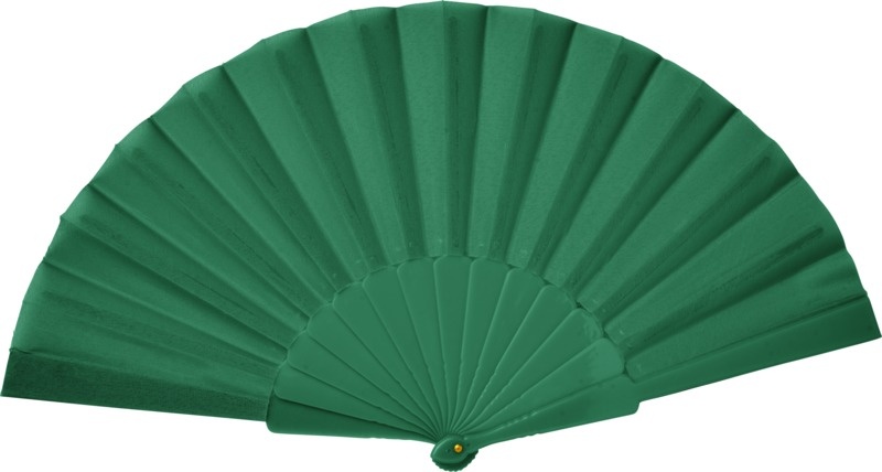 Logotrade promotional item picture of: Maestral foldable handfan in paper box, green