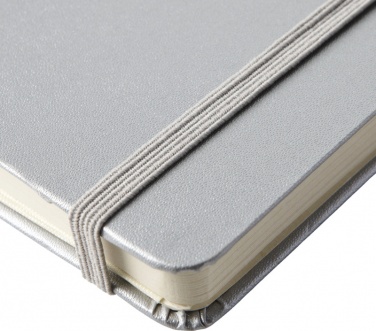 Logotrade promotional gift image of: Executive A4 hard cover notebook, silver