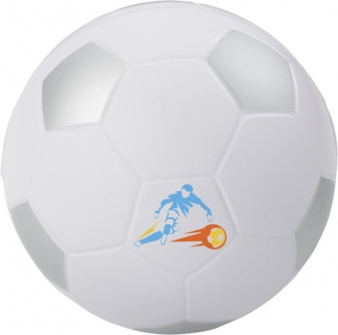 Logotrade promotional giveaway picture of: Football stress reliever, silver