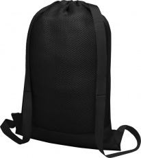 Nadi mesh drawstring backpack, black