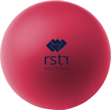 Logo trade promotional product photo of: Cool round stress reliever, magenta