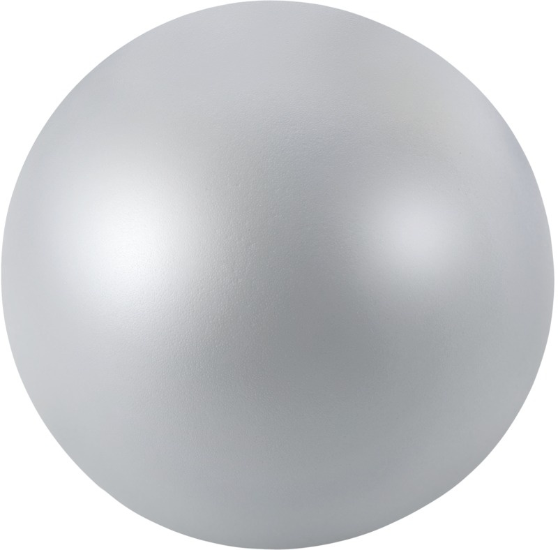 Logo trade promotional items picture of: Cool round stress reliever, silver