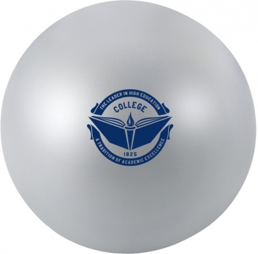 Logo trade corporate gifts picture of: Cool round stress reliever, silver