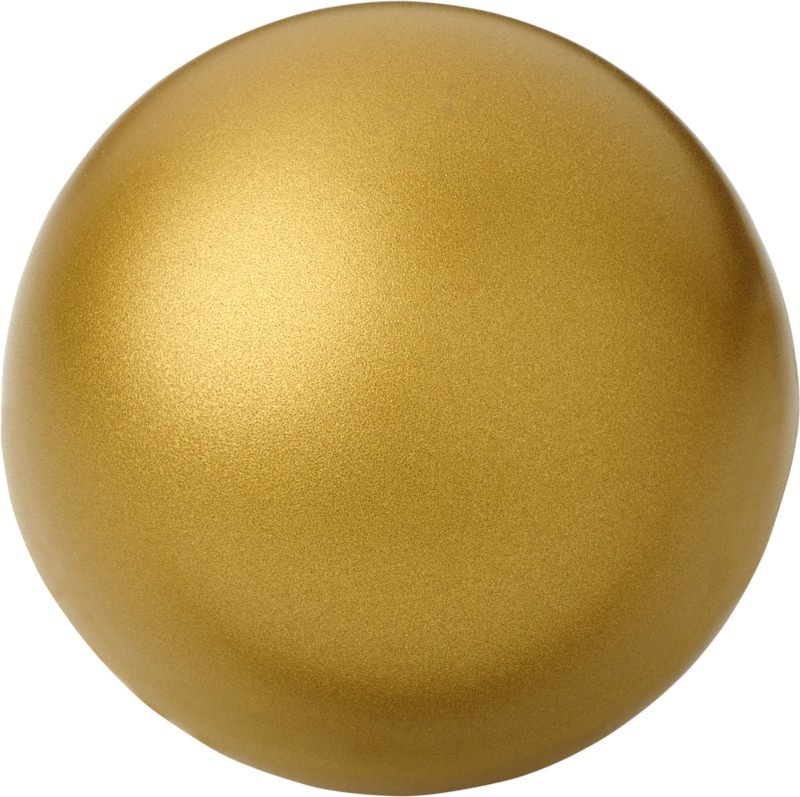 Logotrade promotional gift picture of: Cool round stress reliever, gold