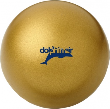 Logotrade promotional items photo of: Cool round stress reliever, gold