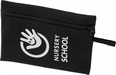 Logo trade promotional items image of: Bay face mask pouch, black