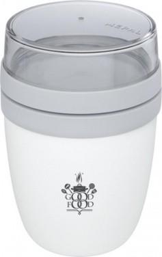 Logo trade promotional merchandise photo of: Ellipse lunch pot, white