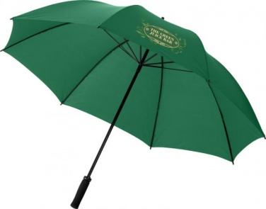 Logo trade promotional merchandise photo of: Yfke 30" golf umbrella with EVA handle, hunter green