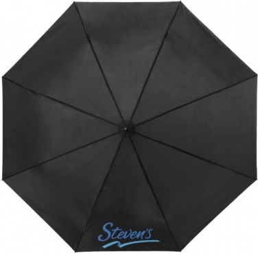 Logo trade promotional products image of: Ida 21.5" foldable umbrella, black