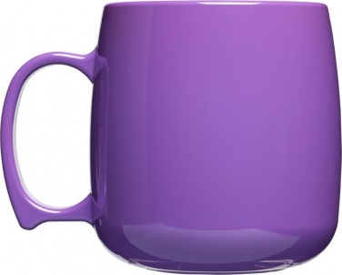 Logotrade promotional item picture of: Classic 300 ml plastic mug, purple