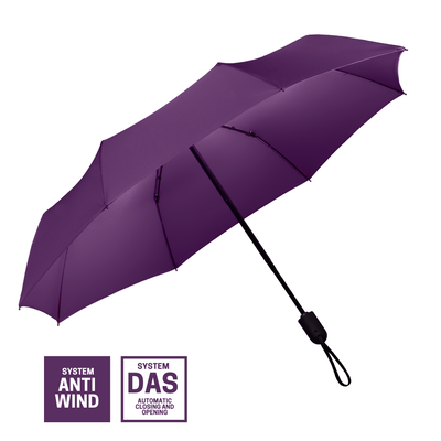 Logotrade business gifts photo of: Full automatic umbrella Cambridge, purple