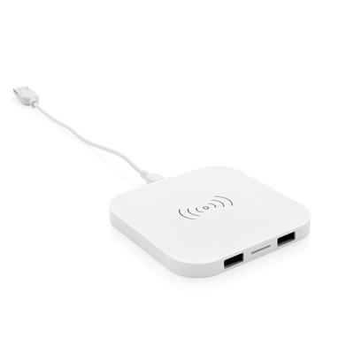 Logotrade business gifts photo of: Wireless 5W charging pad, white