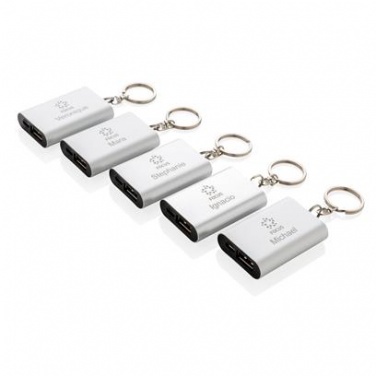 Logotrade corporate gift picture of: 1.000 mAh keychain powerbank, silver