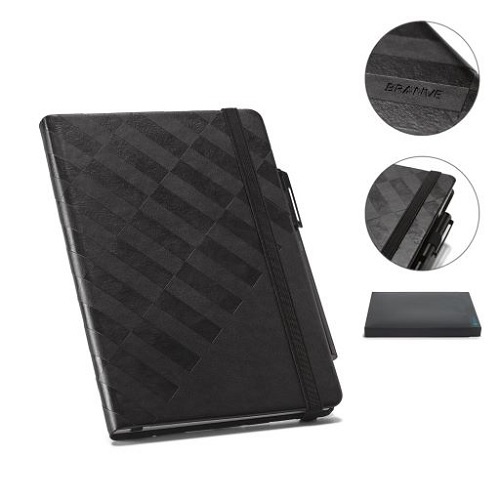 Logotrade promotional merchandise photo of: Notebook or Notepad GEOMETRIC, Black