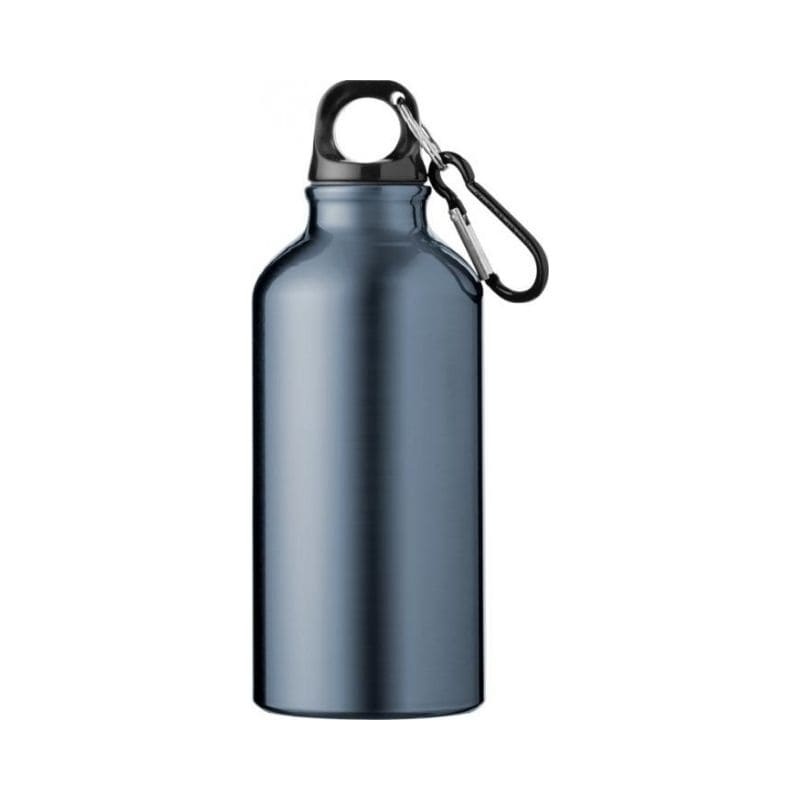 Logotrade promotional giveaway picture of: #2 Oregon drinking bottle with carabiner, gun metal