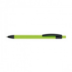 Logotrade promotional giveaway image of: Capri soft-touch ballpoint pen, green