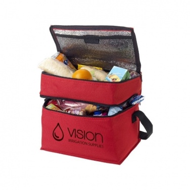 Logo trade corporate gifts picture of: Oslo cooler bag, red