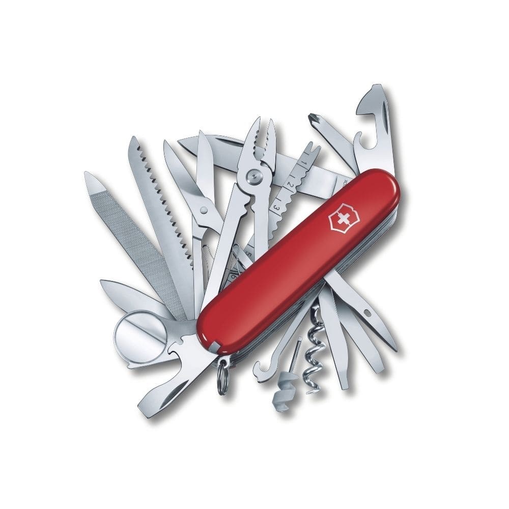 Logotrade promotional merchandise image of: Pocket knife SwissChamp multitool, red