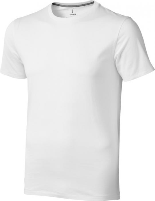 Logo trade promotional merchandise picture of: Nanaimo short sleeve T-Shirt, white