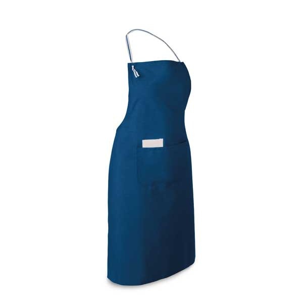 Logotrade promotional item picture of: Apron with 2 pockets, blue