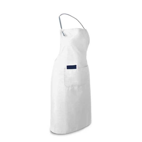 Logotrade promotional product picture of: Apron with 2 pockets, white