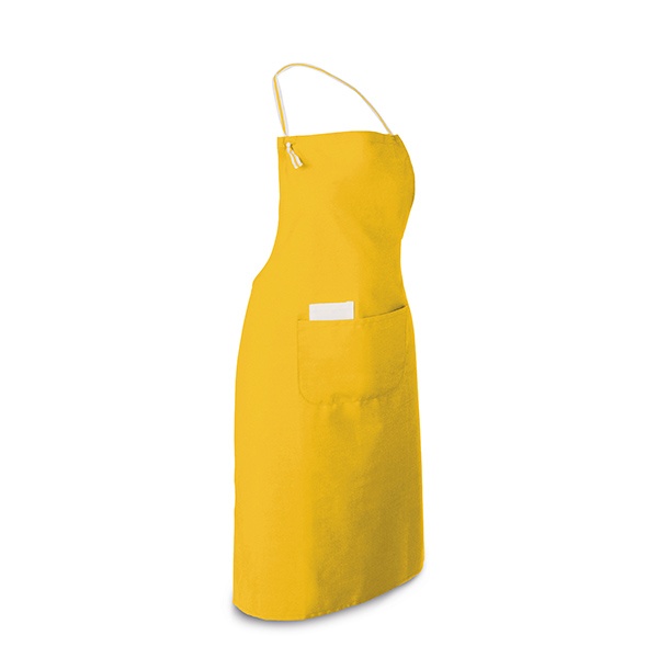 Logotrade business gift image of: Apron with 2 pockets, yellow