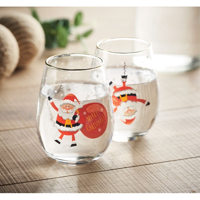 Logo trade promotional products picture of: Christmas glasses set