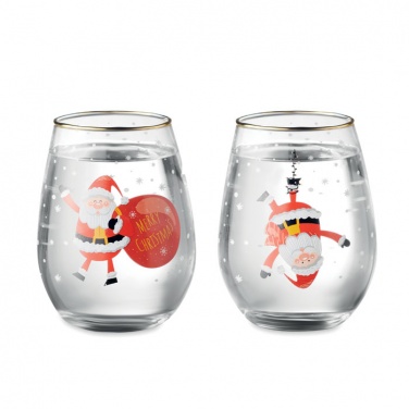 Logotrade promotional giveaway image of: Christmas glasses set