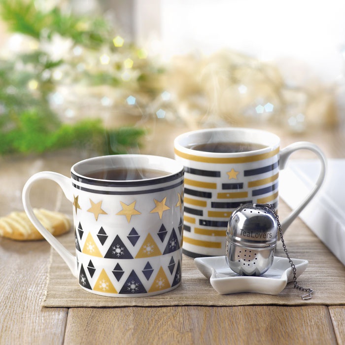 Logotrade promotional gift picture of: Ceramic mug set UNIQUE