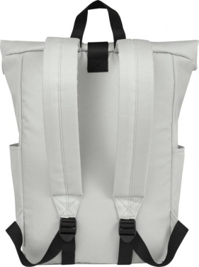 Logotrade promotional merchandise picture of: Cool Byron 15.6" roll-top backpack 18L, light grey