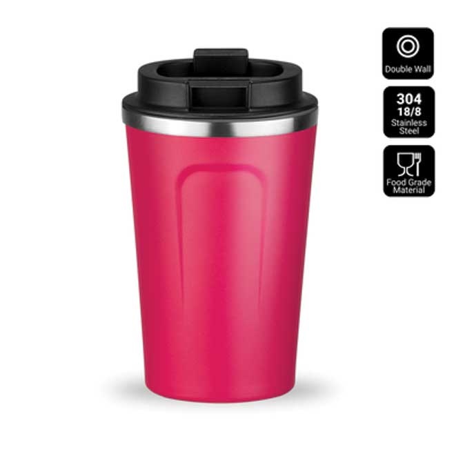 Logotrade promotional gift picture of: Nordic coffe mug, 350 ml, pink