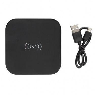 Logotrade business gift image of: Wireless 5W charging pad, black