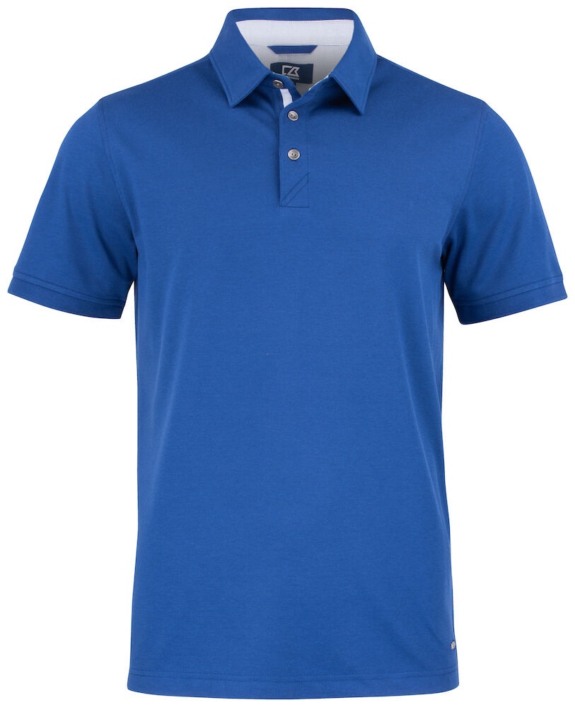 Logo trade promotional products image of: Advantage Premium Polo Men, blue