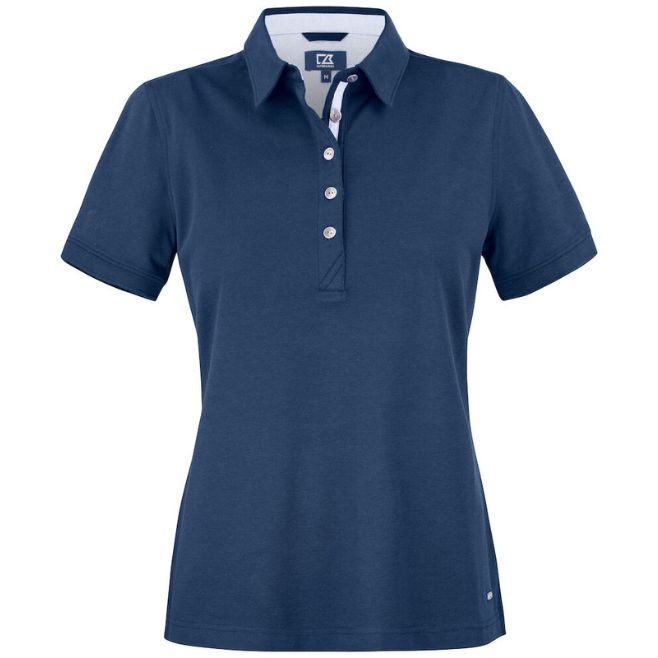 Logotrade promotional item picture of: Advantage Premium Polo Ladies, navy blue