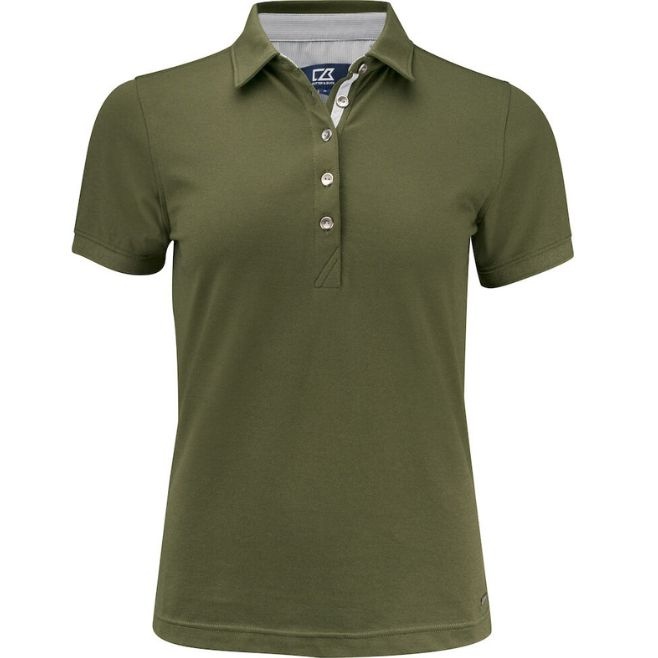 Logo trade promotional products picture of: Advantage Premium Polo Ladies, ivy green