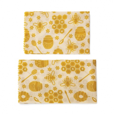 Logo trade advertising products image of: Beeswax food wraps set BEES