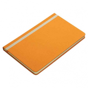 Logo trade advertising product photo of: Orange-scented A5 notebook, orange