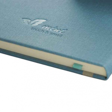 Logo trade promotional items picture of: Vanilla-scented A5 notebook, green