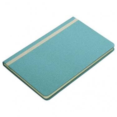 Logo trade promotional giveaways picture of: Vanilla-scented A5 notebook, green