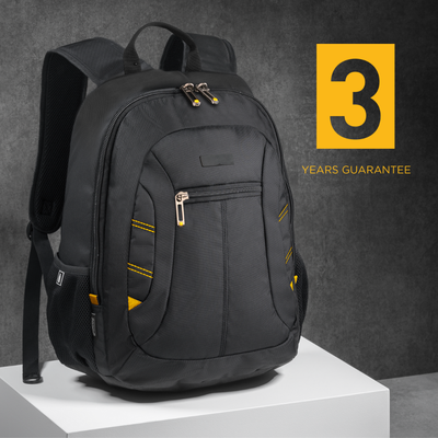 Logo trade promotional products picture of: Backpack City 15", black/yellow