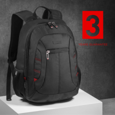 Backpack City 15", black/red