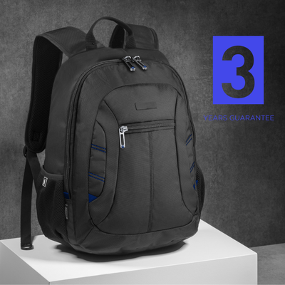 Logotrade promotional gift picture of: Backpack City 15", black/blue
