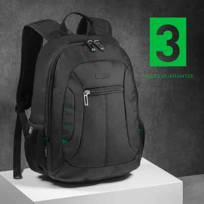 Logo trade advertising product photo of: Backpack City 15", black/green