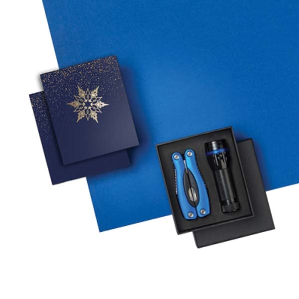 Logo trade promotional merchandise image of: Gift set Colorado II - torch & large multitool