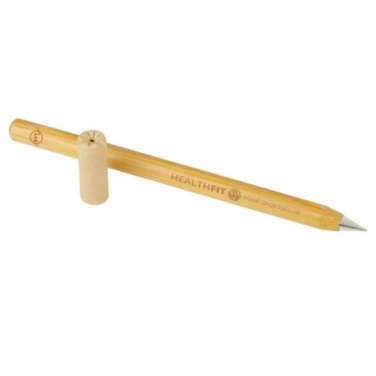 Logotrade promotional item image of: Perie bamboo inkless pen, natural