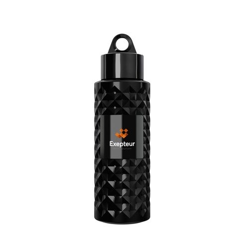 Logotrade promotional merchandise image of: Nairobi Bottle 0.5L, black