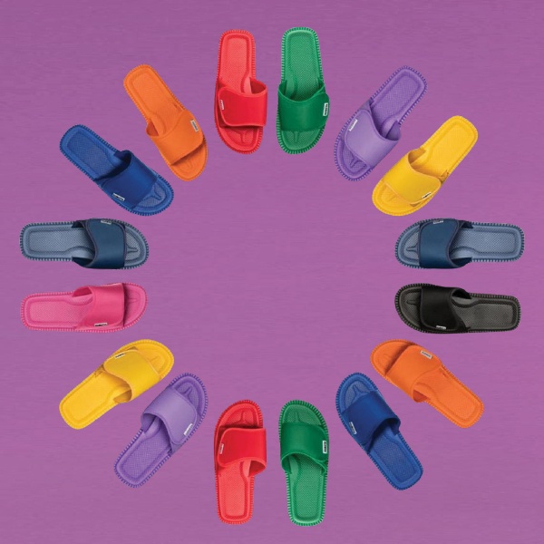 Logotrade promotional merchandise picture of: Kubota colorful sandals